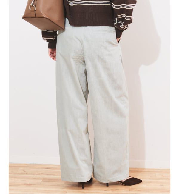 journal standard L'essage「《追加4》ストレッチコーデュロイ 2タックパンツ」|その他|
