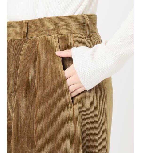 journal standard L'essage「《追加4》ストレッチコーデュロイ 2タックパンツ」|その他|
