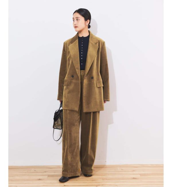 journal standard L'essage「《追加4》ストレッチコーデュロイ 2タックパンツ」|その他|