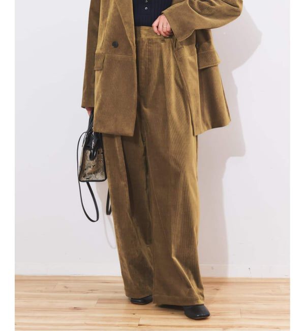 journal standard L'essage「《追加4》ストレッチコーデュロイ 2タックパンツ」|その他|