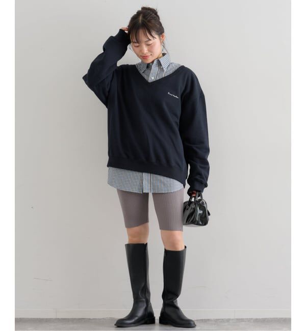 U by SPICK&SPAN「リブニットサイクルパンツ」|その他|