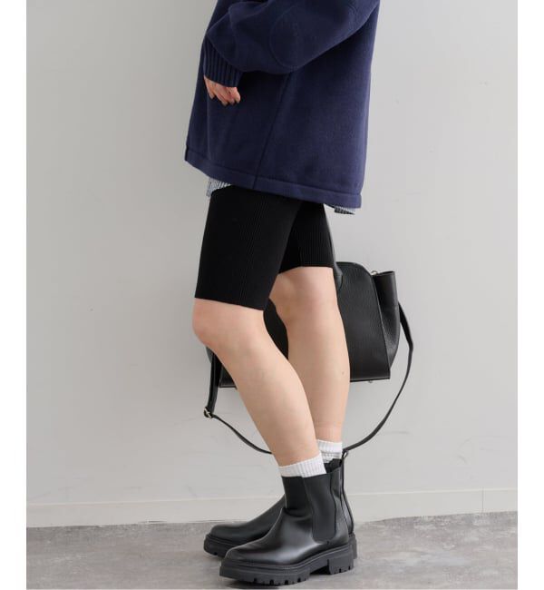 U by SPICK&SPAN「リブニットサイクルパンツ」|その他|