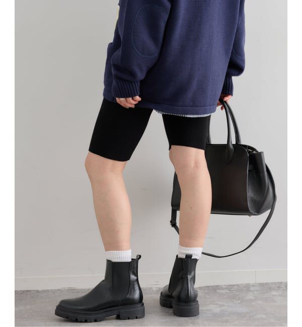 U by SPICK&SPAN「リブニットサイクルパンツ」|その他|