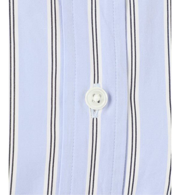 FRAMeWORK「ストライプバンドカラーシャツ」|シャツ・ブラウス|