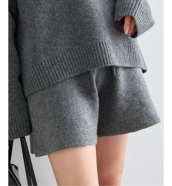 U by SPICK&SPAN「ニットショートパンツ」|その他|