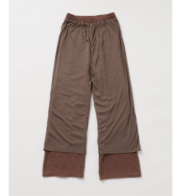 U by SPICK&SPAN「《予約》ガラアミニットロングパンツ」|その他|