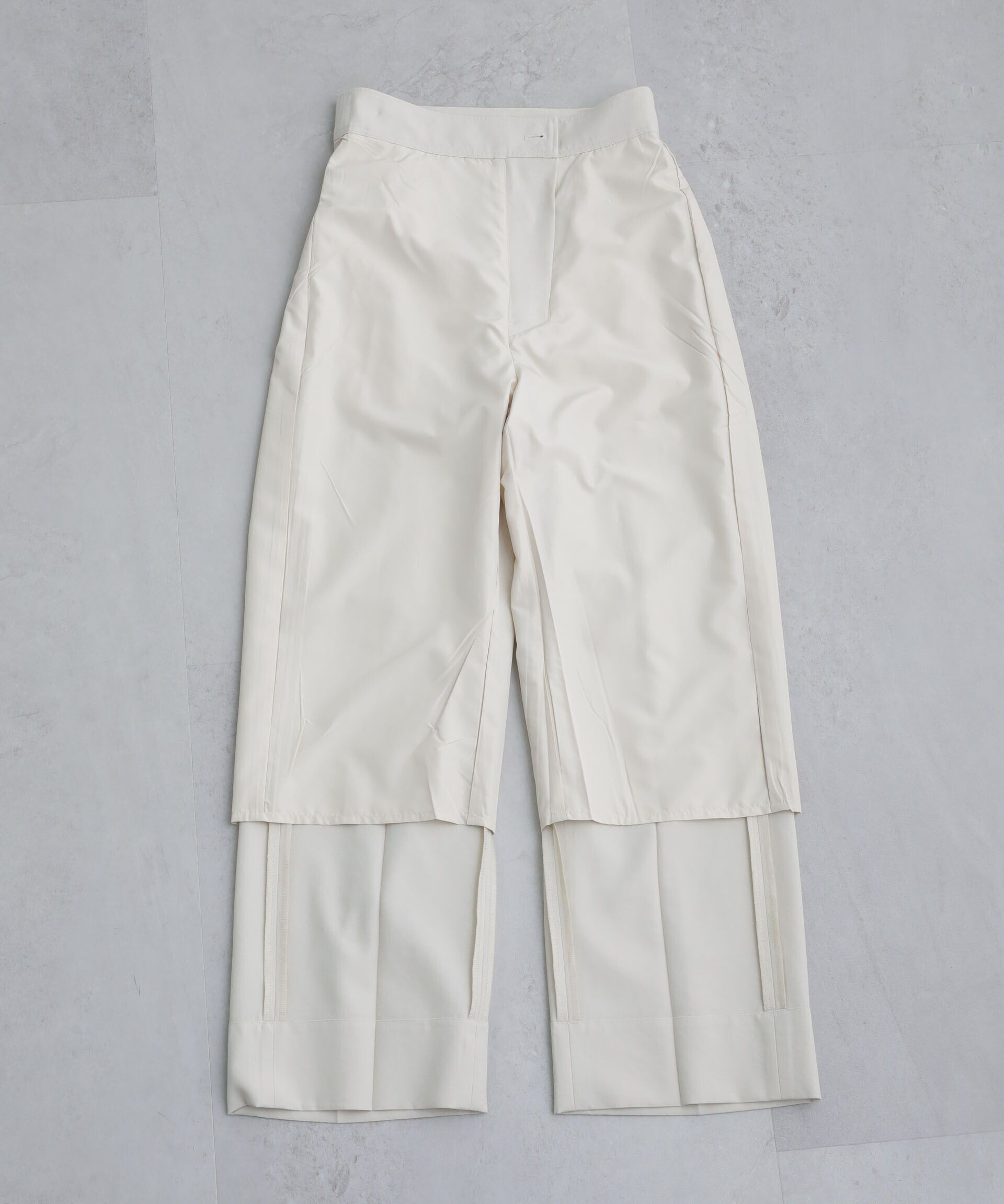 nano･universe「サイドボタンワイドパンツ(セットアップ対応)」|その他|