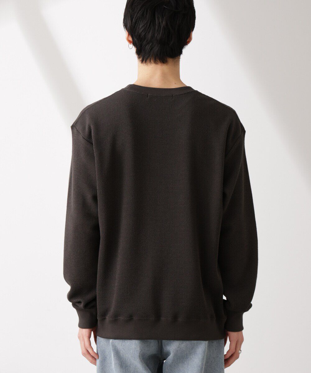 nano･universe「テックワッフルクルーネックTシャツ」|Tシャツ・カットソー|