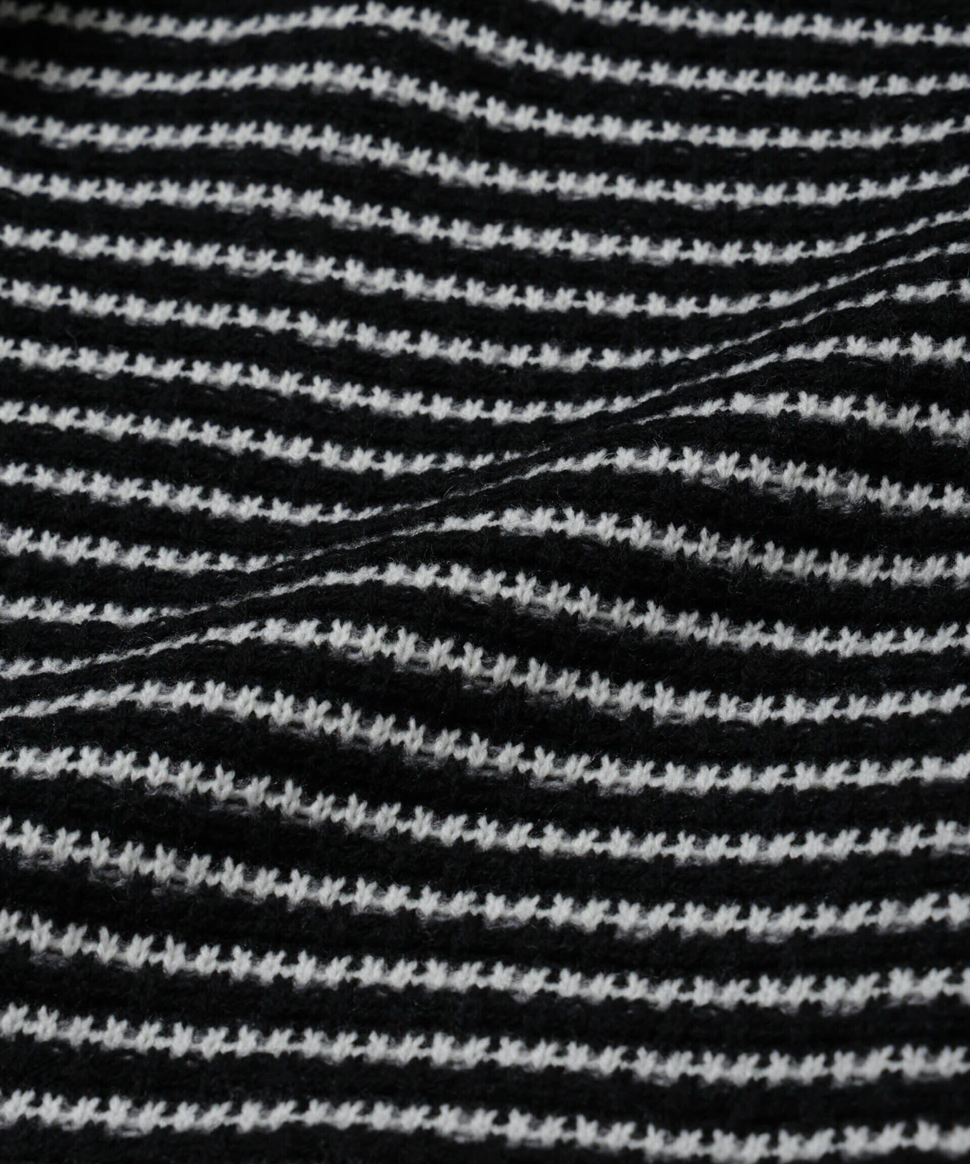 nano･universe「幾何学柄ニットカーディガン」|ニット・セーター|