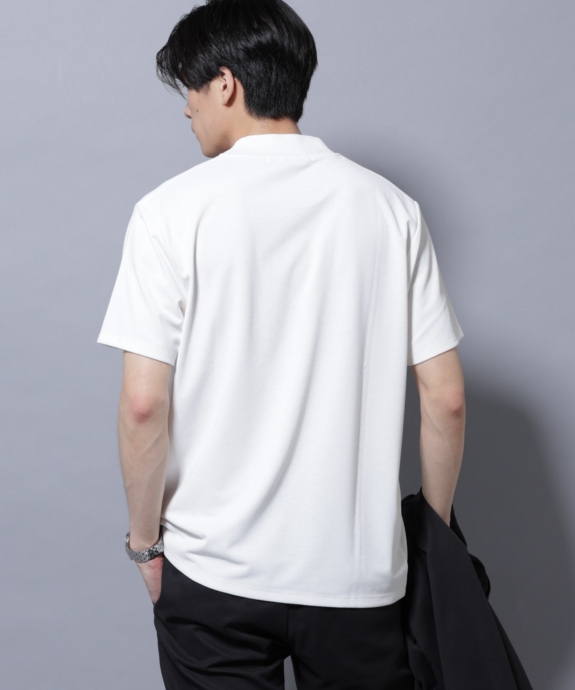 nano･universe「「N Tshirts」 AERO FREEZE 鹿の子ジャケT 半袖」|Tシャツ・カットソー|