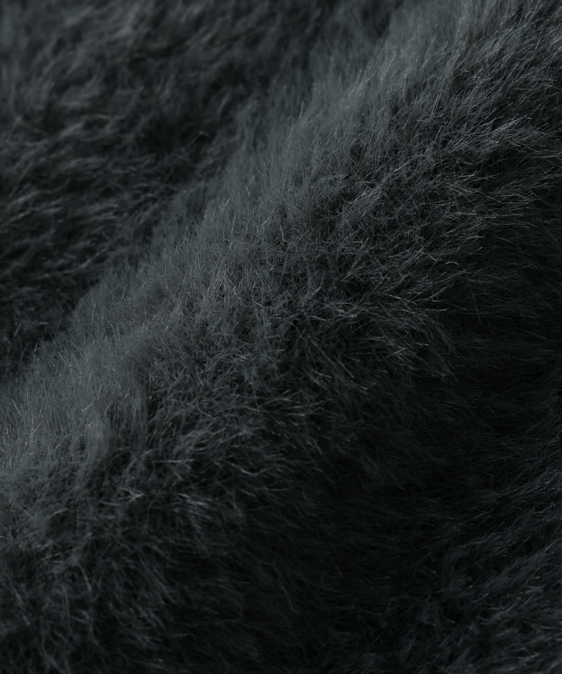 nano･universe「配色シャギーニットジャケット」|ニット・セーター|