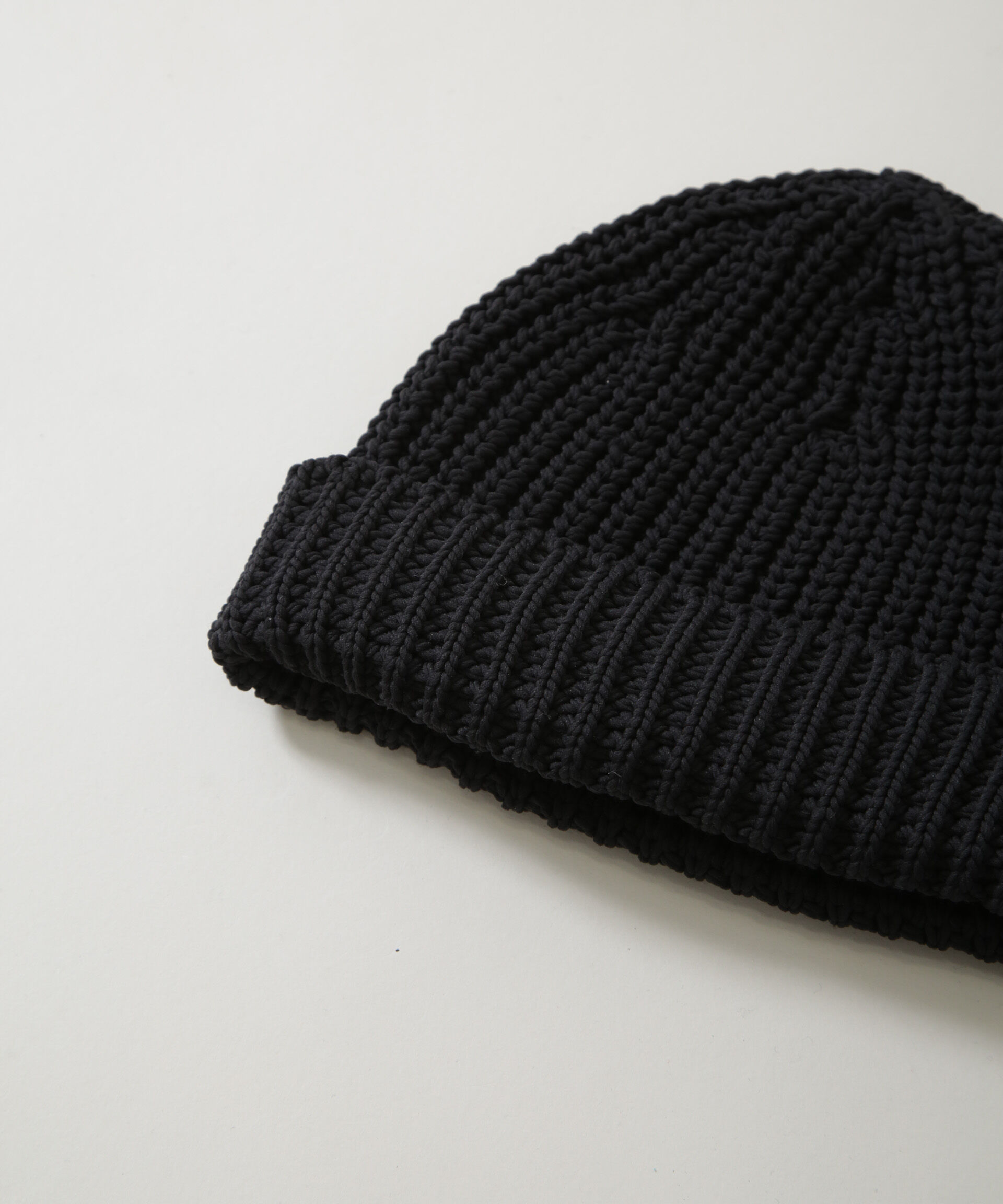 nano･universe「｢NJ/CLUB｣ 5Gホールガーメント畔編みニットキャップ」|キャップ・キャスケット|