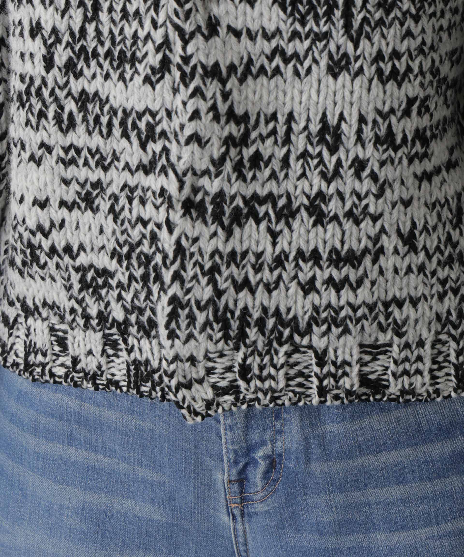  「「STEVELOUR」ミックスカラー2WAYスナップニット」|ニット・セーター|