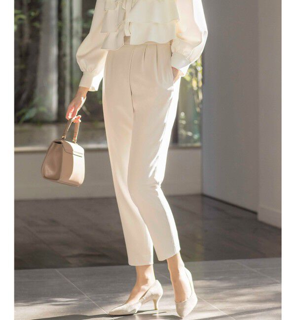 組曲「【KUMIKYOKU NAVY】コンフォータブルドレープ ラップパンツ」|その他|アイボリー系