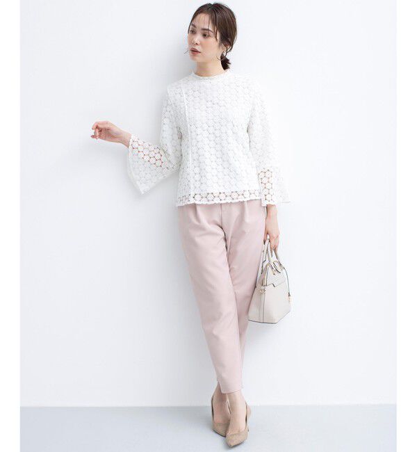 組曲「【洗える・ストレッチ】プランタンカラークロップド パンツ」|その他|