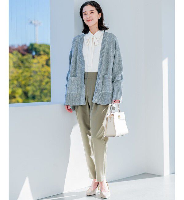 組曲「【洗える・ストレッチ】プランタンカラークロップド パンツ」|その他|