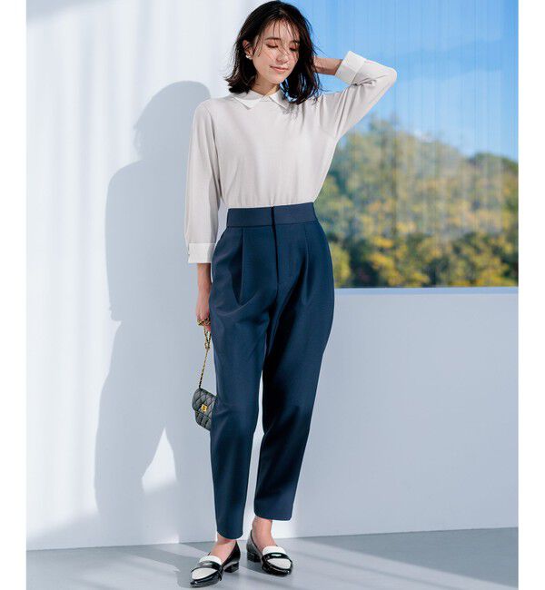 組曲「【洗える・ストレッチ】プランタンカラークロップド パンツ」|その他|