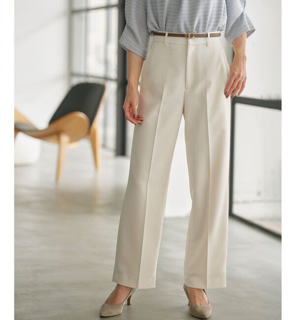 組曲「【WEB限定】ベーシックダブルクロス ワイドストレートパンツ」|その他|