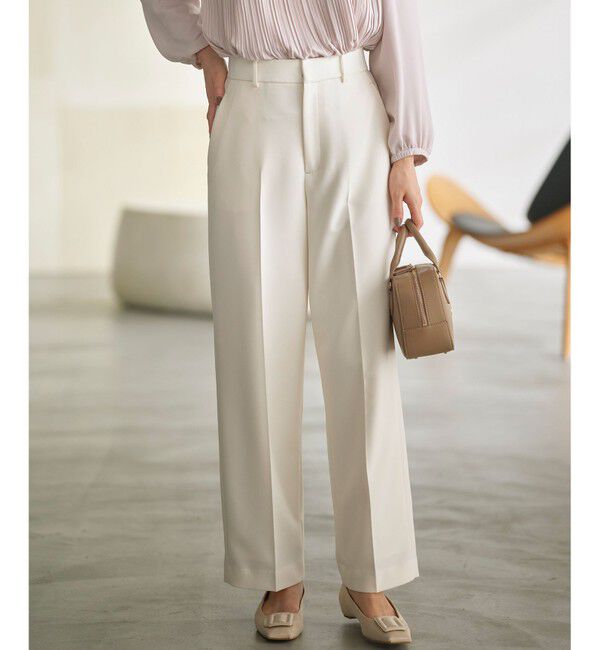 組曲「【WEB限定】ベーシックダブルクロス ワイドストレートパンツ」|その他|