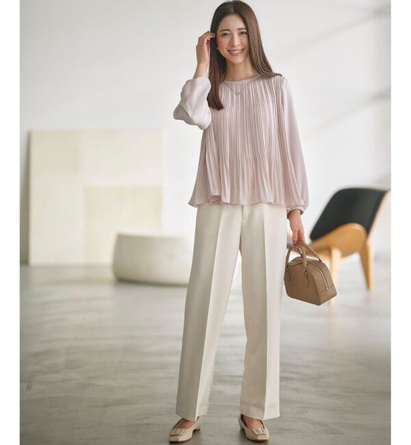 組曲「【WEB限定】ベーシックダブルクロス ワイドストレートパンツ」|その他|