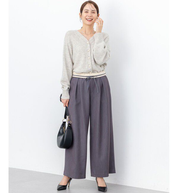 組曲「【加藤ローサさん着用】ラメストライプ ワイドパンツ」|その他|