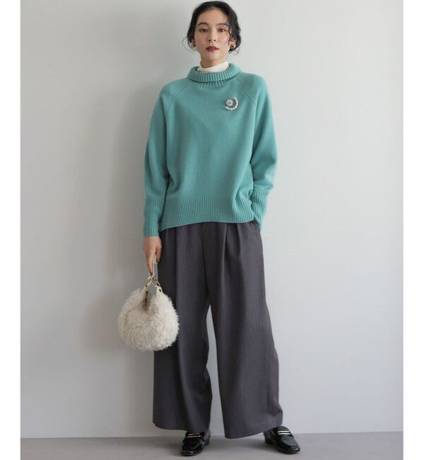 組曲「【加藤ローサさん着用】ラメストライプ ワイドパンツ」|その他|