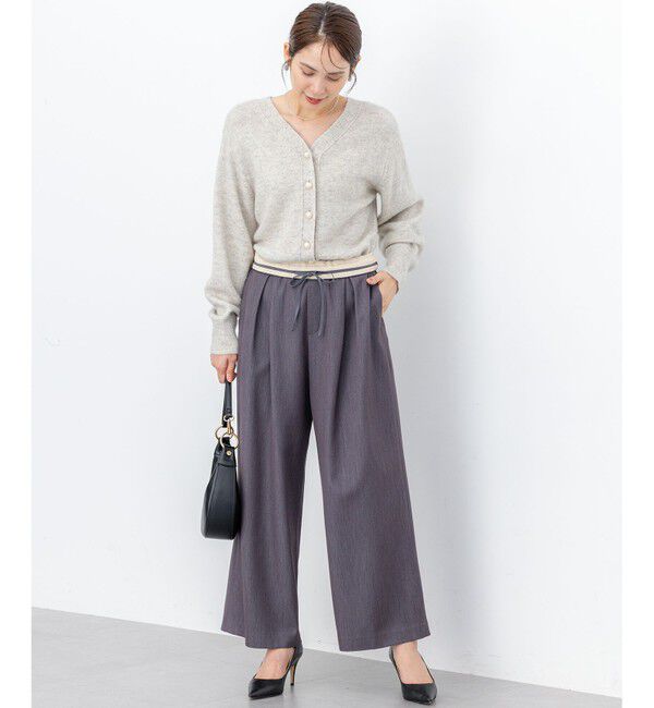 組曲「【加藤ローサさん着用】ラメストライプ ワイドパンツ」|その他|