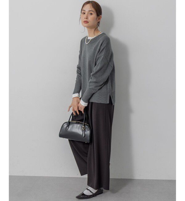 組曲「【加藤ローサさん着用】ラメストライプ ワイドパンツ」|その他|