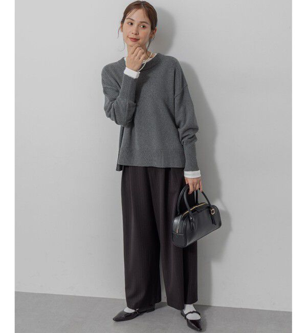 組曲「【加藤ローサさん着用】ラメストライプ ワイドパンツ」|その他|