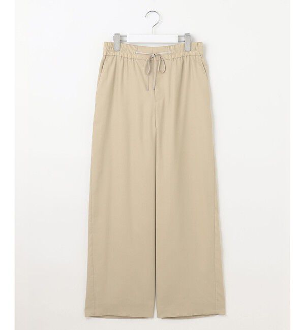 自由区「【カタログ掲載・洗える】フルダルスパンマイクロピーチワイドストレート パンツ」|その他|