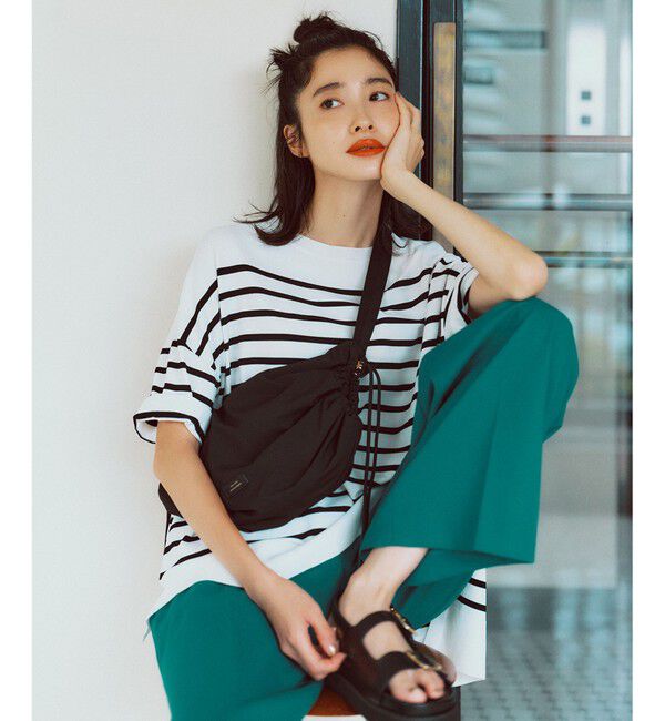 自由区「【洗える】コットンダブルクロスストレート パンツ」|その他|