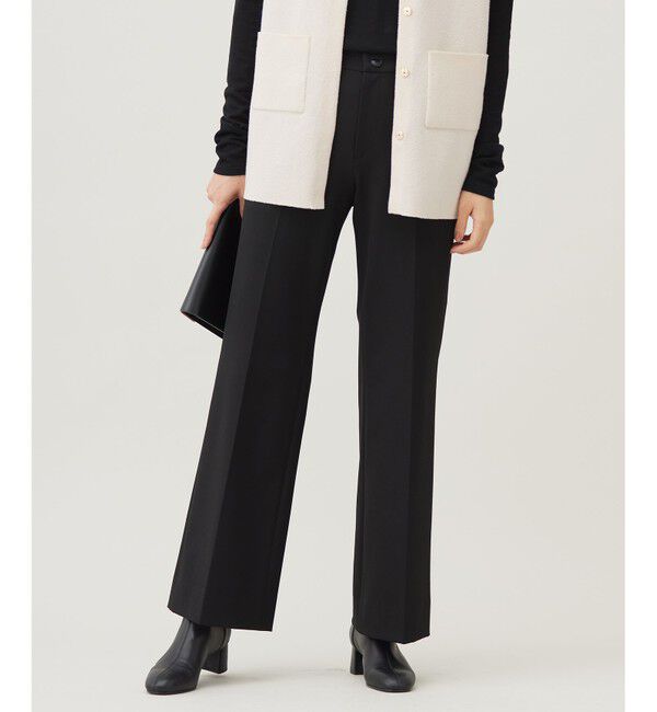 自由区「【WEB限定カラーあり・撥水加工・洗える】TRギャバストレート パンツ」|その他|[WEB限定]ﾌﾞﾗ