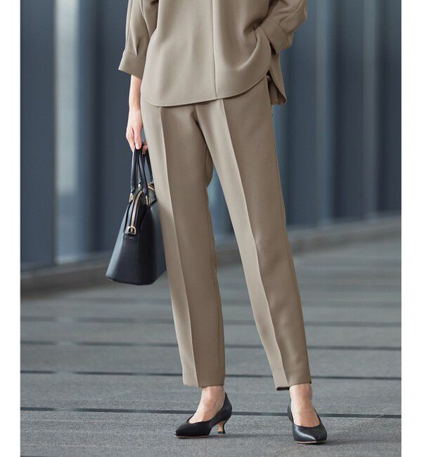 自由区「【カタログ掲載・セットアップ対応】トリアセダブルクロステーパード パンツ」|その他|モカ