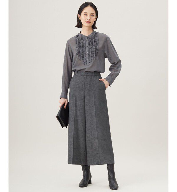 自由区「ブライトリングツイードクロップド パンツ」|その他|