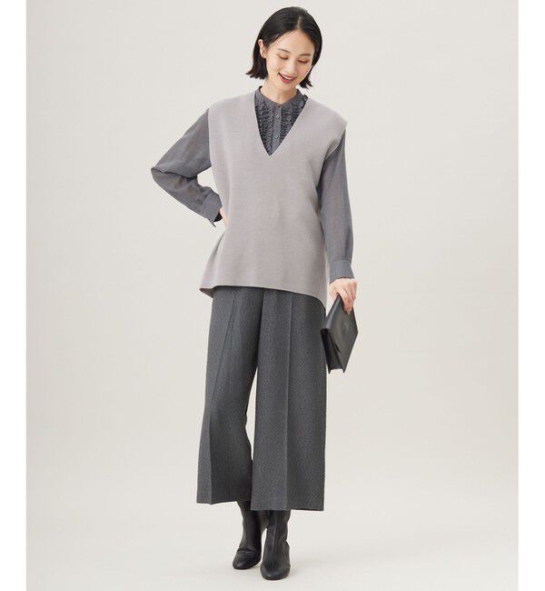 自由区「ブライトリングツイードクロップド パンツ」|その他|