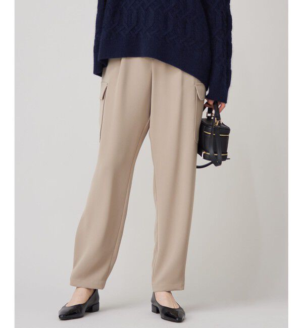 自由区「【洗える】ダブルクロスカーゴ パンツ」|その他|モカ