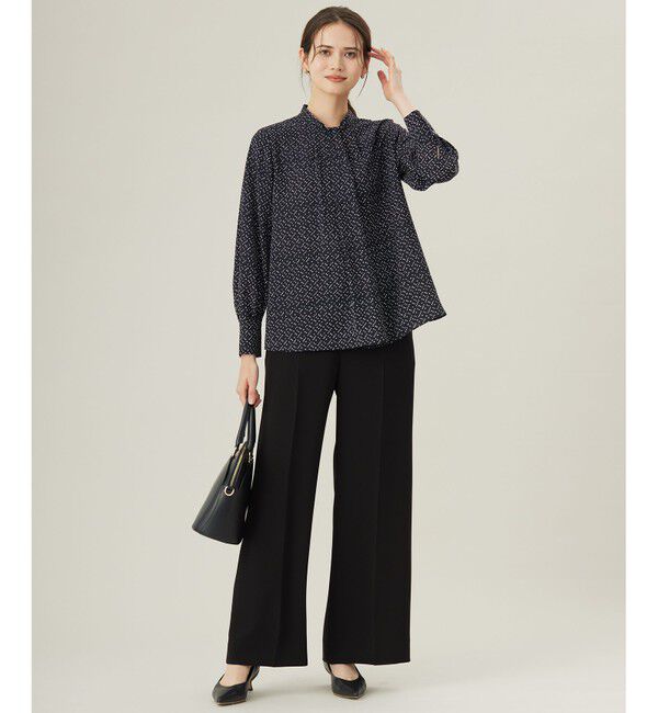 自由区「【セットアップ対応・洗える】トリアセダブルクロス ワイドパンツ」|その他|