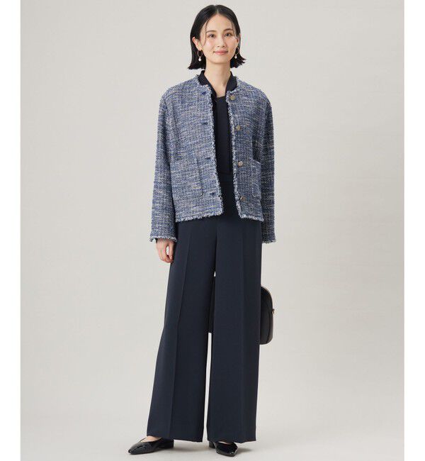 自由区「【セットアップ対応・洗える】トリアセダブルクロス ワイドパンツ」|その他|