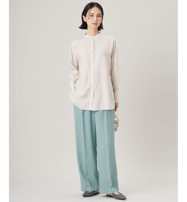 自由区「【セットアップ対応】リネンライクシンセティックワイドストレート パンツ」|その他|