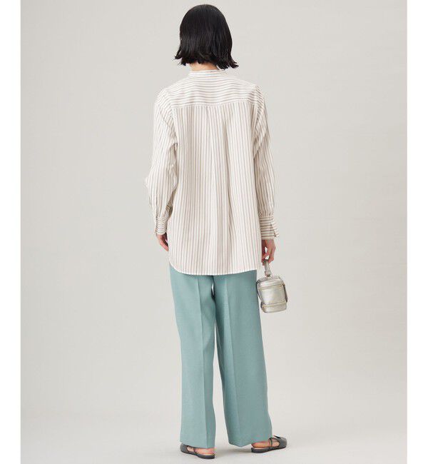 自由区「【セットアップ対応】リネンライクシンセティックワイドストレート パンツ」|その他|