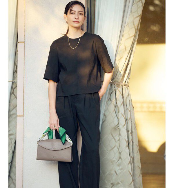 自由区「【セットアップ対応・洗える】LIPストレッチワイドストレート パンツ」|その他|