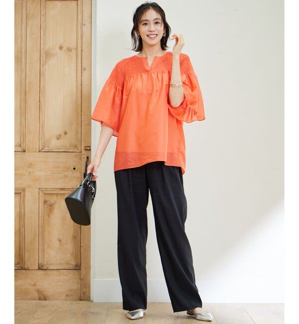 自由区「【セットアップ対応・洗える】LIPストレッチワイドストレート パンツ」|その他|