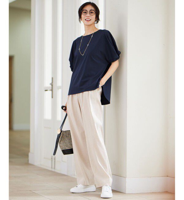 自由区「【セットアップ対応・洗える】LIPストレッチワイドストレート パンツ」|その他|