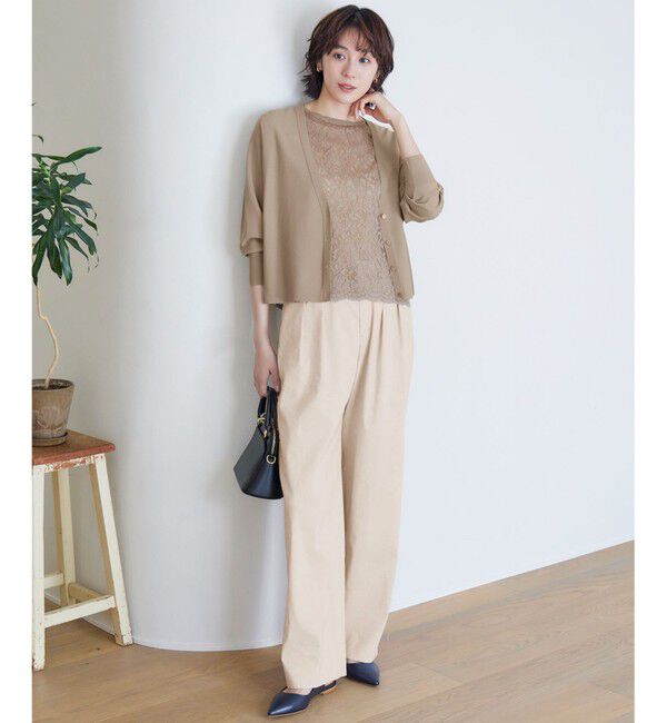 自由区「【セットアップ対応・洗える】LIPストレッチワイドストレート パンツ」|その他|