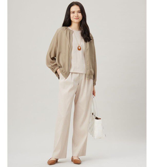 自由区「【セットアップ対応・洗える】LIPストレッチワイドストレート パンツ」|その他|