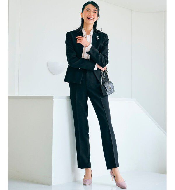 23区「【セットアップ対応】トリアセダブルジョーゼット パンツ」|その他|