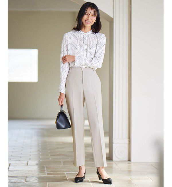 23区「【セットアップ対応】トリアセダブルジョーゼット パンツ」|その他|