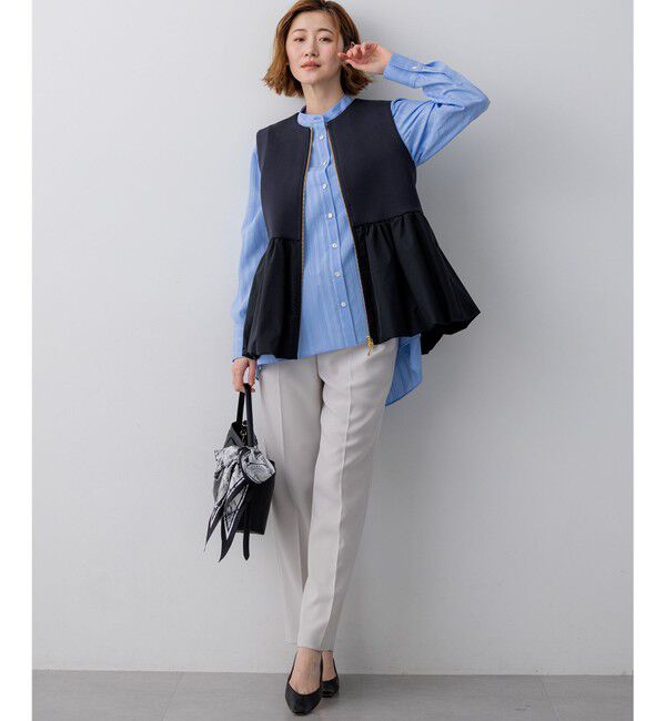 23区「【セットアップ対応】トリアセダブルジョーゼット パンツ」|その他|