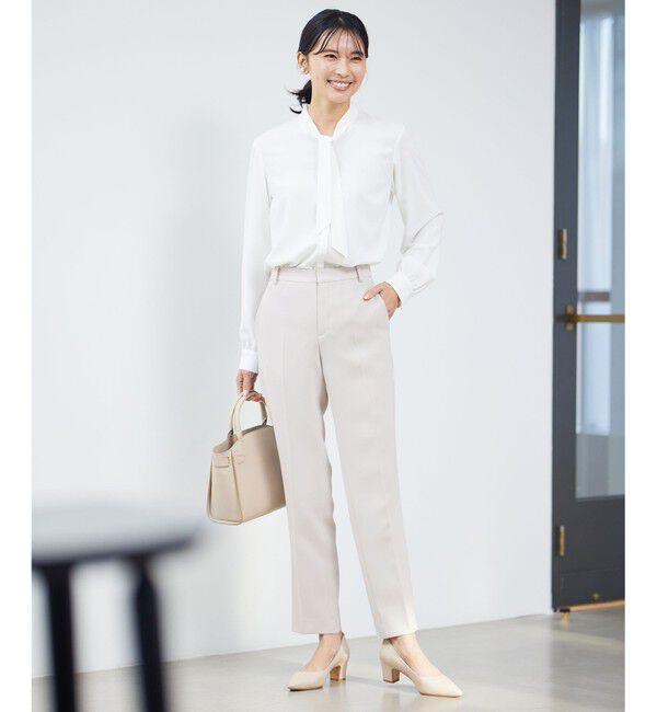 23区「【セットアップ対応】トリアセダブルジョーゼット パンツ」|その他|