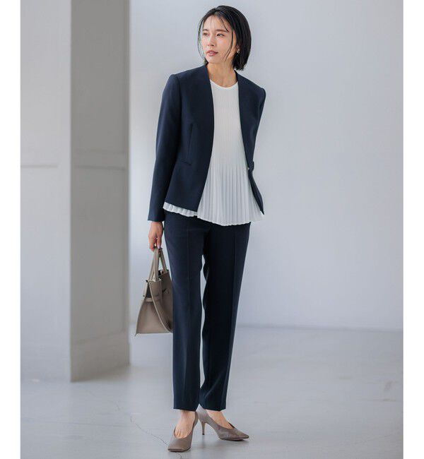 23区「【セットアップ対応】トリアセダブルジョーゼット パンツ」|その他|